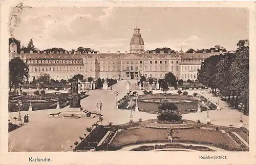 Karlsruhe Residenzschloss gl1919 140.590