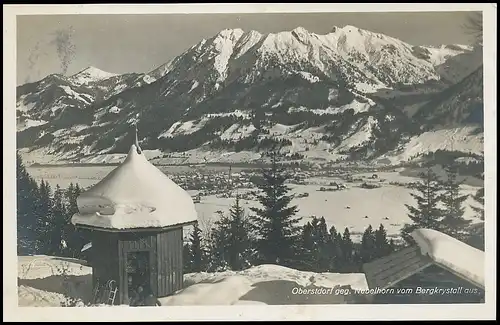 Oberstdorf gegen Nebelhorn vom Bergkrystall aus gl1930 138.109