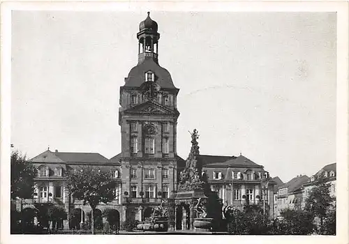 Mannheim Das Kaufhaus und Neues Rathaus ngl 143.432