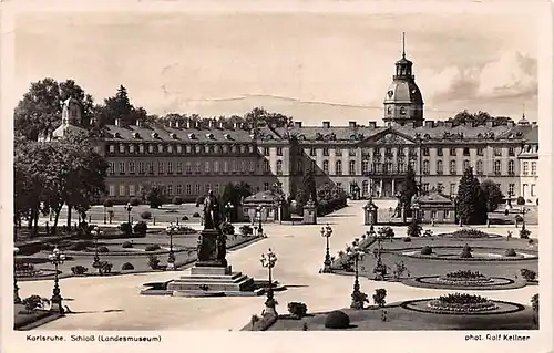 Karlsruhe Blick zum Schloss gl1940 140.610