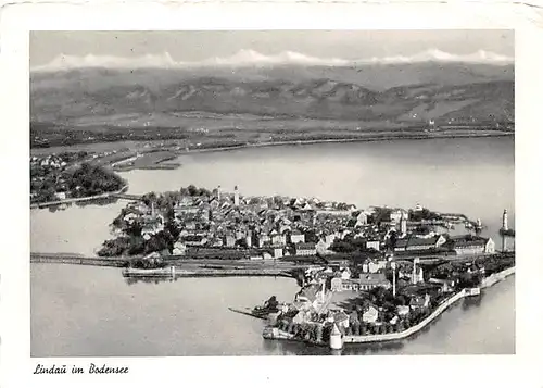 Lindau im Bodensee Panorama gl1954 143.892