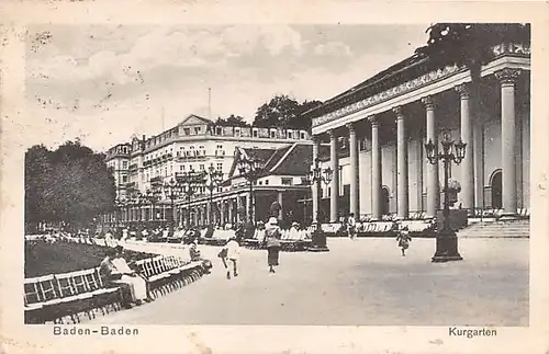 Baden-Baden Kurgarten gl1925 140.747