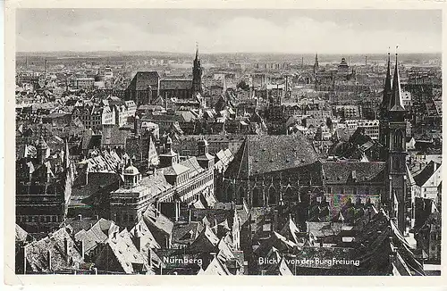 Nürnberg Blick von der Burgfreiung ngl C8951