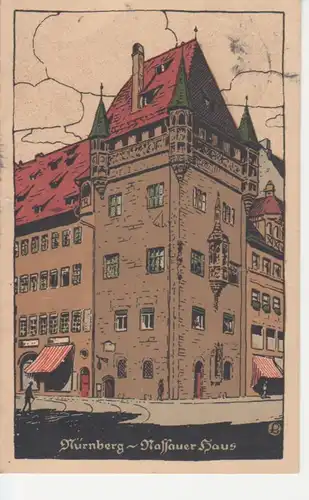 Nürnberg Nassauer Haus gl1923 216.781