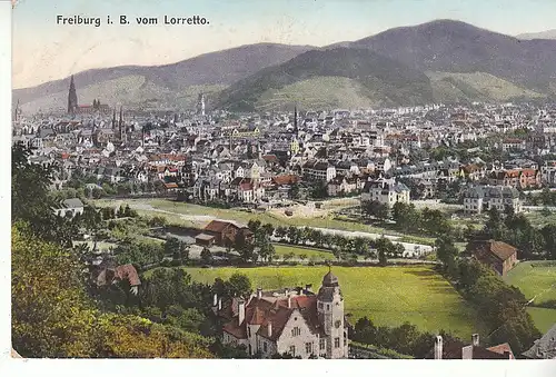 Freiburg i.B. vom Loretto gl1909 D0207