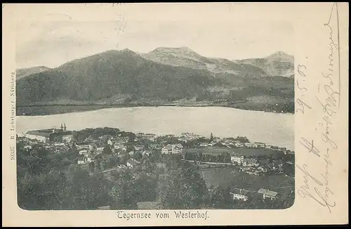 Tegernsee Panorama vom Westerhof gl1903 139.639