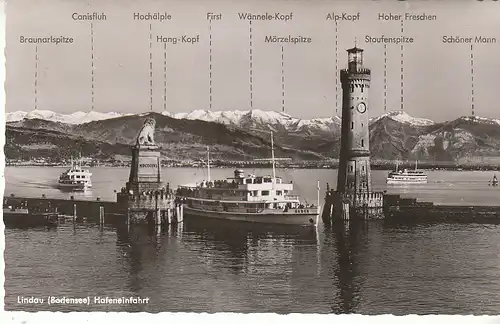 Lindau im Bodensee Hafen Dampfer Alpen ngl C8966