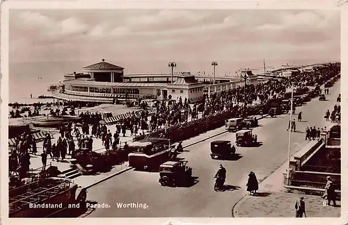 England: Worthing - Bandstand and Parade gl1932 146.554