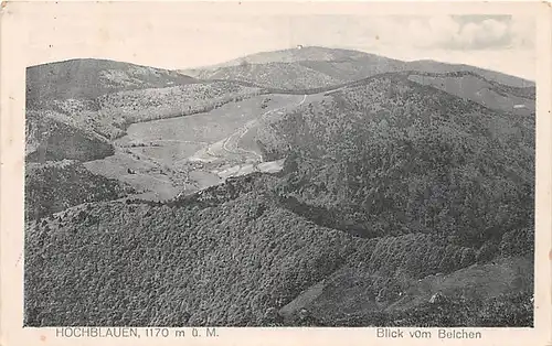 Hochblauen Blick vom Belchen gl1927 142.633