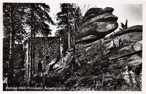 Waldstein (Fichtelgebirge) Burgeingang gl1941 144.063