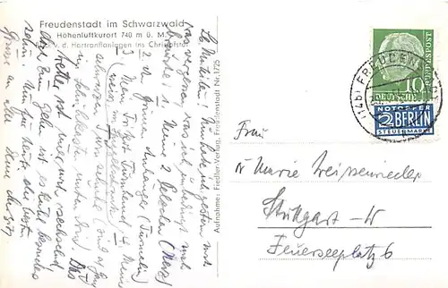 Freudenstadt-Christofstal Panorama gl1954 143.728