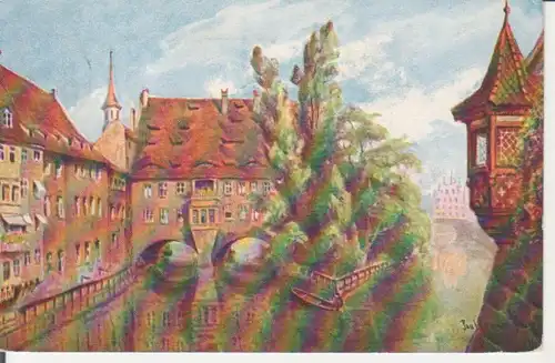 Nürnberg Partie an der Museumsbrücke gl1929 217.015