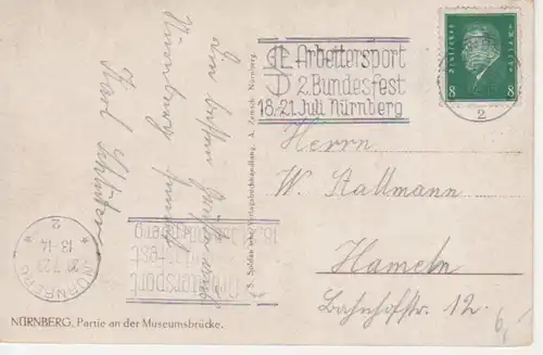 Nürnberg Partie an der Museumsbrücke gl1929 217.015