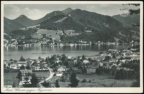 Bad Wiessee Panorama gegen Tegernsee gl1937 139.688