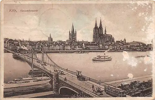 Köln Panorama gl1928 143.806