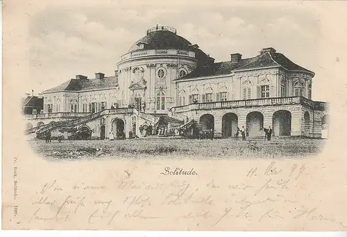 Stuttgart Schloß Solitude bei Stuttgart gl1899 D0124