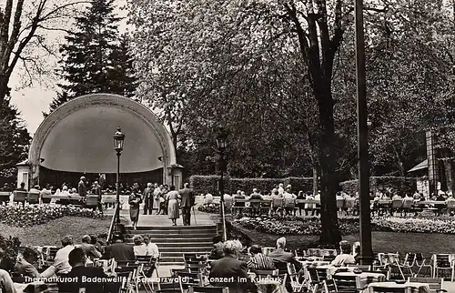 Badenweiler Schwarzwald - Konzert im Kurpark gl1961 D1245