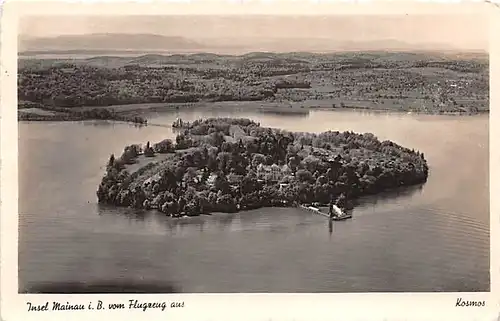 Insel Mainau im Bodensee vom Flugzeug aus gl1942 143.862