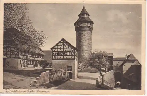 Nürnberg Vestnertor und Tiefer Brunnen gl1938 216.857