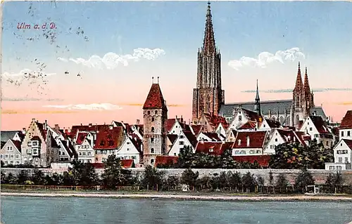 Ulm a.D. Blick zur Stadt gl1919 142.785