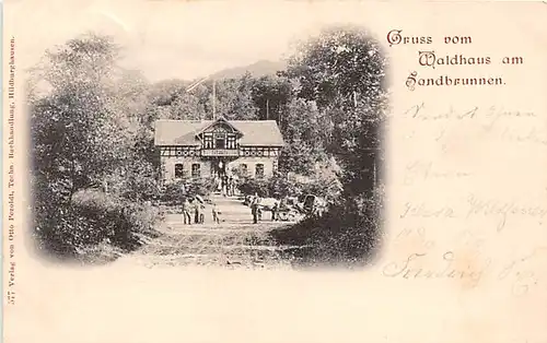 Römhild Gruß vom Waldhaus am Sandbrunnen gl1900 143.887