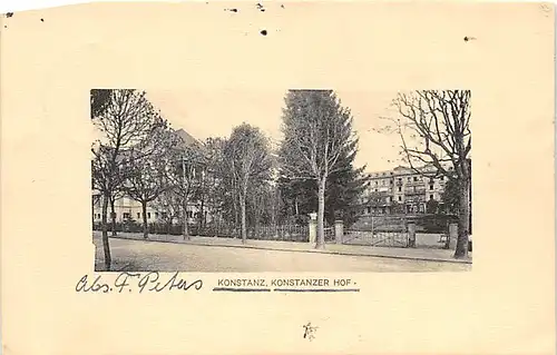 Konstanz am Bodensee Konstanzer Hof gl1912 140.962