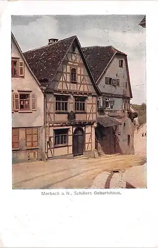 Marbach am Neckar Schillers Geburtshaus gl1915 141.623