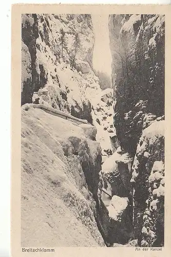 Oberstdorf i.Allgäu Breitachklamm An der Kanzel ngl C8900