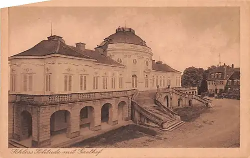 Stuttgart Schloss Solitude mit Gasthof ngl 141.155