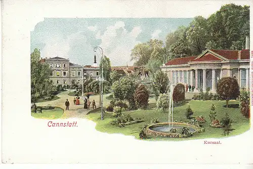 Stuttgart Cannstatt Kursaal um 1900 ngl D0312