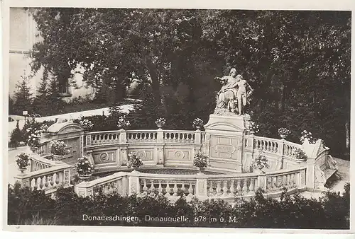 Donaueschingen Donauquelle gl1929 D0353