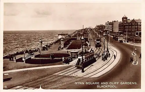 England: Blackpool Gynn Square and Cliff Gardens ngl 147.137