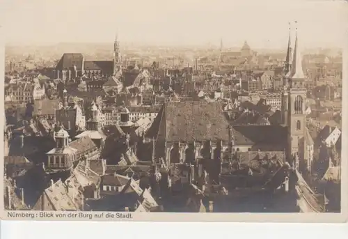 Nürnberg Blick von der Burg auf die Stadt ngl 217.138