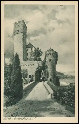 Haßmersheim Schloss Guttenberg am Neckar gl1928 140.018