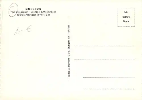 Ehlenbogen Mittlere Mühle ngl 141.923