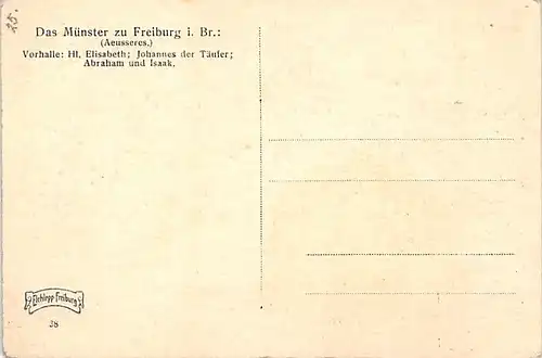 Freiburg im Breisgau Münster In der Vorhalle ngl 141.053