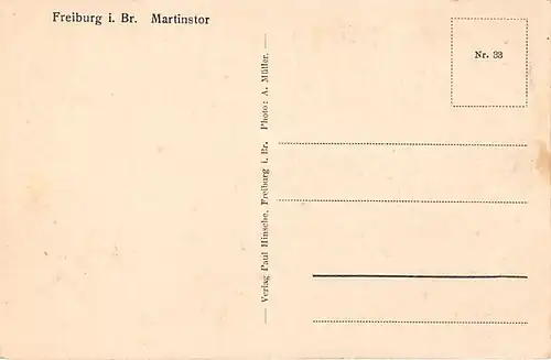 Freiburg im Breisgau Martinstor ngl 141.073