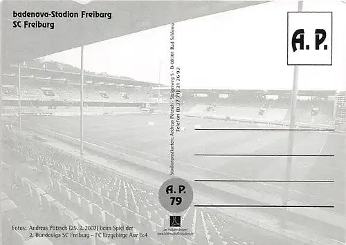 Freiburg im Breisgau Badenova-Stadion SC Freiburg ngl 141.128