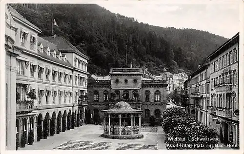 Bad Wildbad Partie mit Bad-Hotel gl1937 140.686