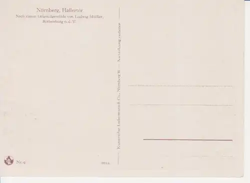 Nürnberg Blick vom Hallertor zur Burg ngl 217.179