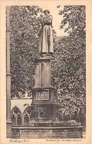 Freiburg im Breisgau Denkmal für Berthold Schwarz ngl 141.103