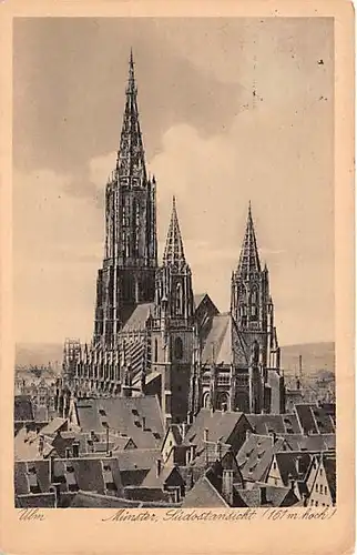 Ulm a.D. Münster Südostansicht gl1930 144.856