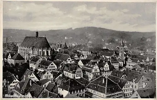 Schwäbisch Gmünd Stadtpanorama ngl 141.357