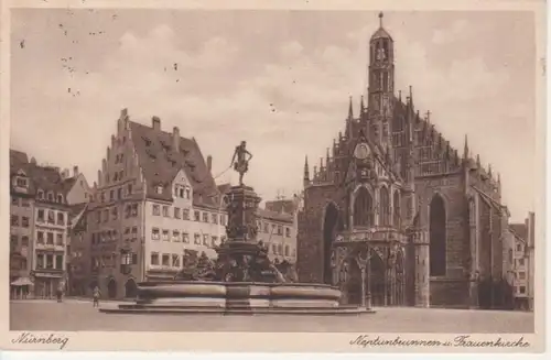 Nürnberg Neptunbrunnen Frauenkirche gl1932 217.080