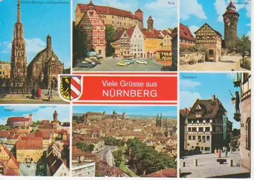 Nürnberg Mehrbildkarte gl1985 217.194