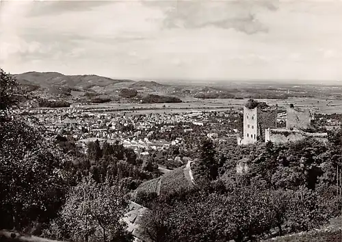 Oberkirch Panorama mit Ruine Schauenburg gl1970 140.760