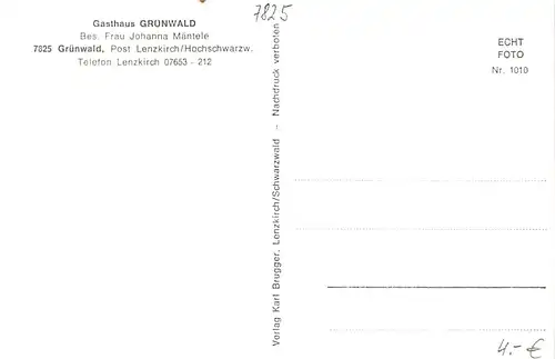 Grünwald Gasthaus Pension Grünwald Panorama ngl 142.541