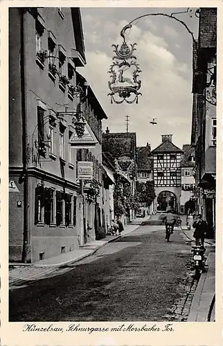 Künzelsau Schnurgasse mit Morsbacher Tor ngl 141.465