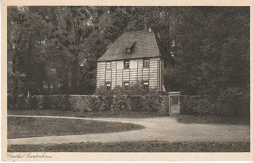 Weimar Goethe's Gartenhaus gl1935 C9334