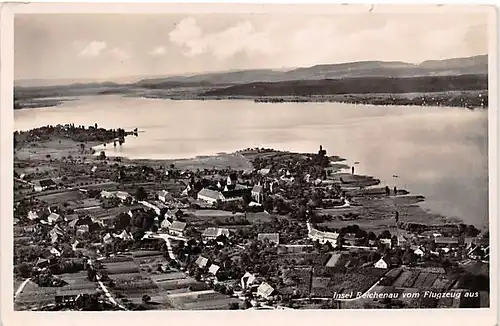 Insel Reichenau vom Flugzeug aus gl1936 140.835